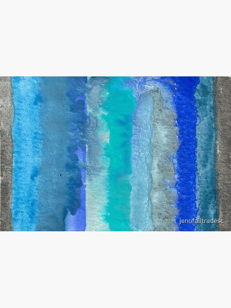 Large Watercolor Stripes digitized original watercolor painting by jenofalltradesc