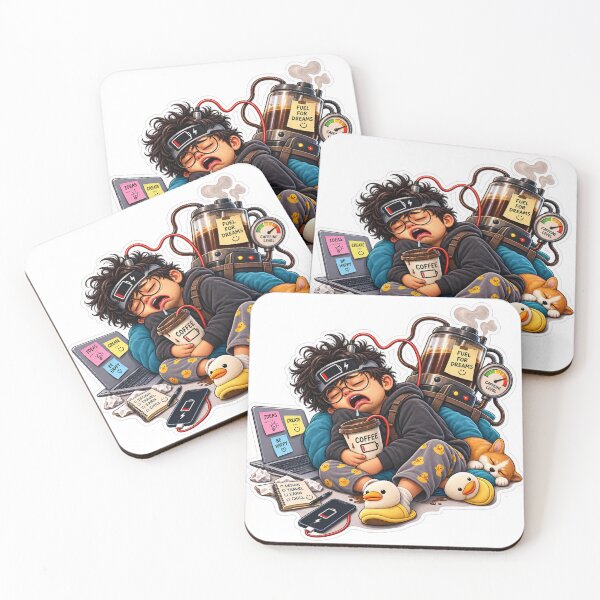 Item preview, Running on Coffee and Dreams – Funny Tired Creator designed and sold by Genzfirevibes.