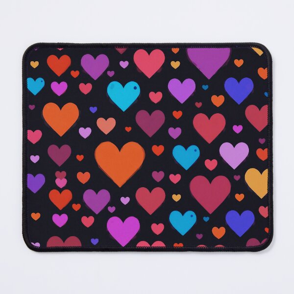 Item preview, Colorful Hearts Pattern – Vibrant Love & Valentine Aesthetic designed and sold by IMuDesigner.