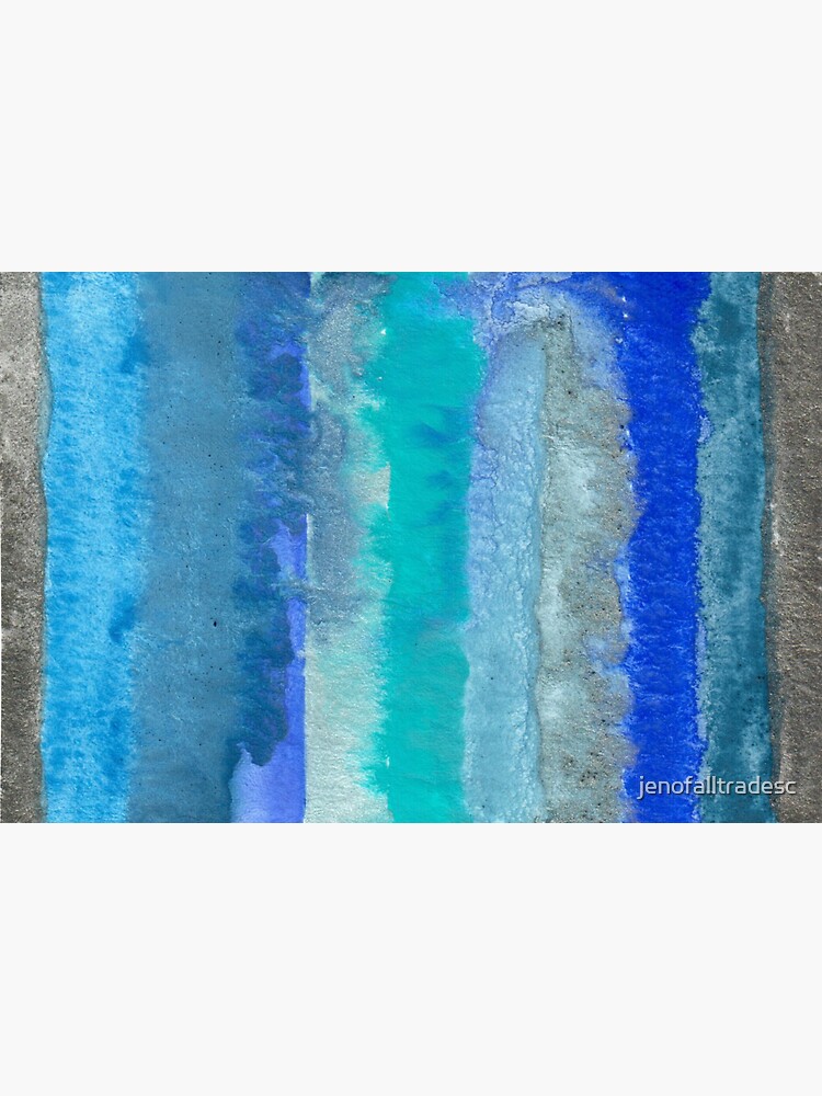 Large Watercolor Stripes digitized original watercolor painting by jenofalltradesc