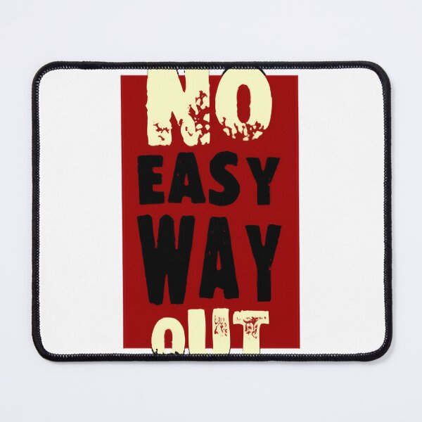 Item preview, No Easy Way Out Inspirational Quote - Fitness Motivation, Perseverance & Gym Aesthetic Graphic Design | Best Buy designed and sold by Alex Burns.