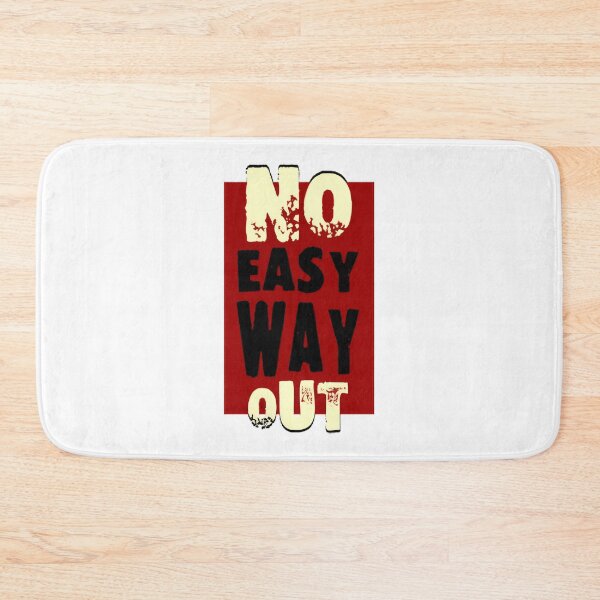 Item preview, No Easy Way Out Inspirational Quote - Fitness Motivation, Perseverance & Gym Aesthetic Graphic Design | Best Buy designed and sold by Alex Burns.
