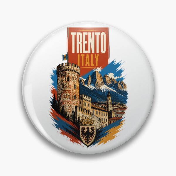 Item preview, Trento Italy Vintage Travel Tourism designed and sold by TravelersGems.