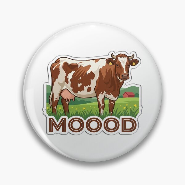 Item preview, Moood Funny Cow Farm Life Illustration designed and sold by FotoBastek.