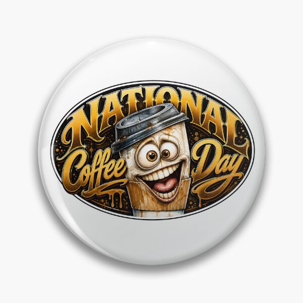 Item preview, National Coffee Day Funny Coffee Lover Design designed and sold by Wilcox PhotoArt.