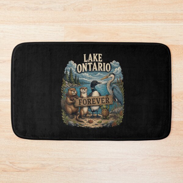 Item preview, Lake Ontario Forever Animals Flag Funny Anti Lake America  designed and sold by PhocoNibict.