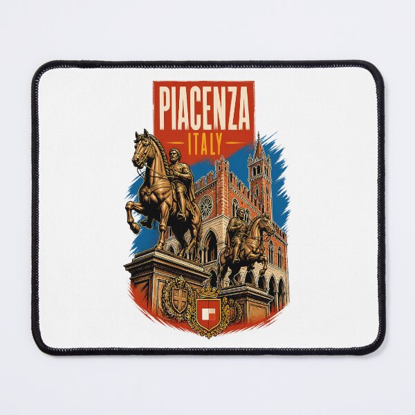 Item preview, Piacenza Italy Vintage Travel Tourism designed and sold by TravelersGems.
