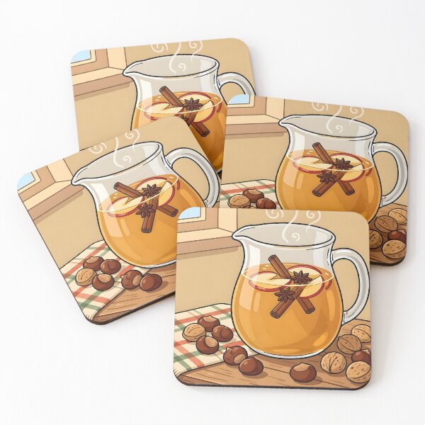 Item preview, Cozy Hot Apple Cider Pitcher Roasted Chestnuts Autumn designed and sold by Herodestroyer.