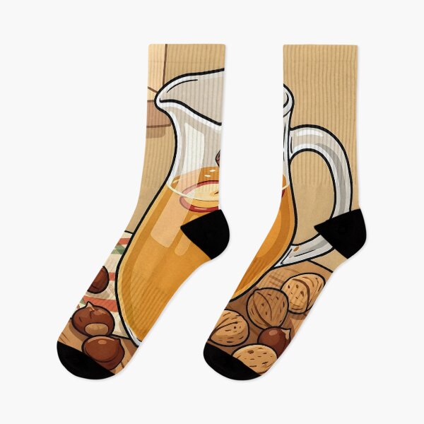 Item preview, Jarra de sidra de manzana caliente y acogedora con castañas asadas (otoño) designed and sold by Herodestroyer.