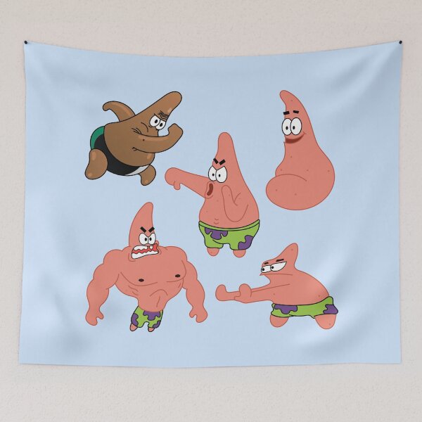 Item preview, Patrick Star / SpongeBob SquarePants the Movie, Patrick Slackjawed designed and sold by DibujandoPorfa.