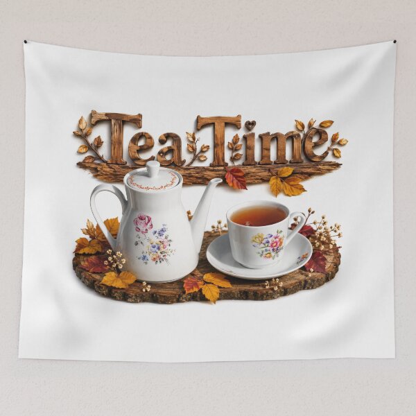 Item preview, Rustic Autumn Tea Time designed and sold by DansCreations42.