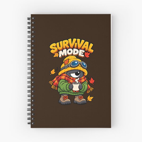 Item preview, Survival Mode Cozy Fall Introvert Blob designed and sold by IdentityinInk.
