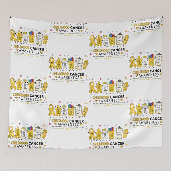 Item preview, Inspirational Childhood Cancer Awareness Design designed and sold by OddPopARt.