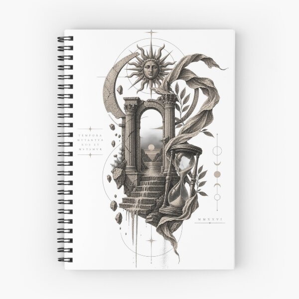 Item preview, Tempora Mutantur — Ancient Rome Time & Ruins Dark Classical Art designed and sold by anitant.