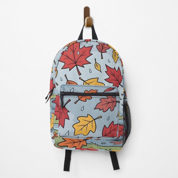 Item preview, Swirling Autumn Maple Leaves Rainy Fall Day designed and sold by Herodestroyer.