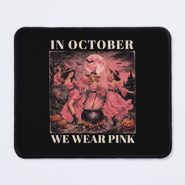 Item preview, In October We Wear Pink Witch Design designed and sold by OddPopARt.