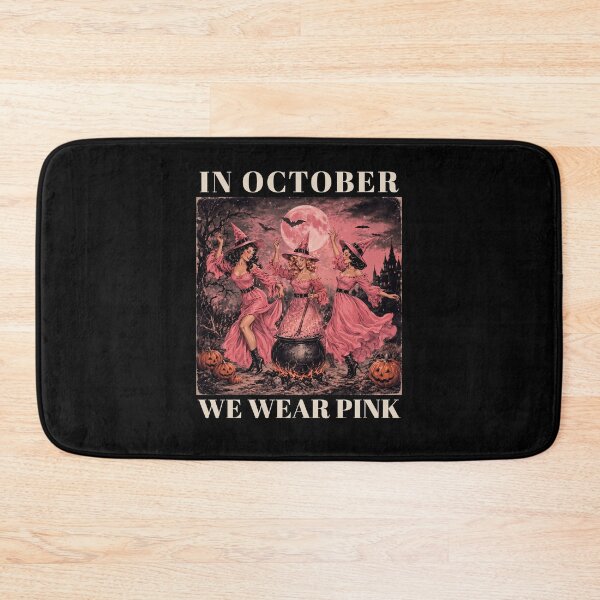 Item preview, In October We Wear Pink Witch Design designed and sold by OddPopARt.