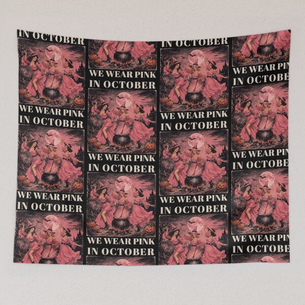 Item preview, In October We Wear Pink Witch Design designed and sold by OddPopARt.