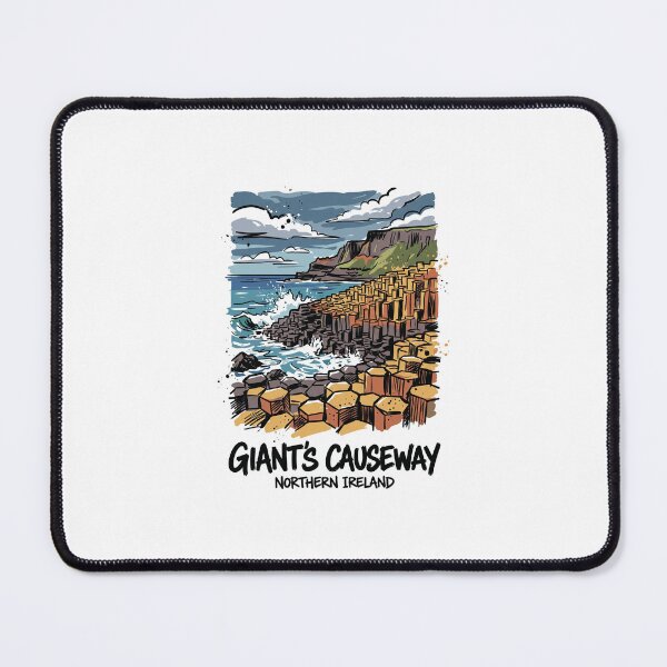 Item preview, Giants Causeway Northern Ireland Coastal Art designed and sold by Merch by Das Design Studio.