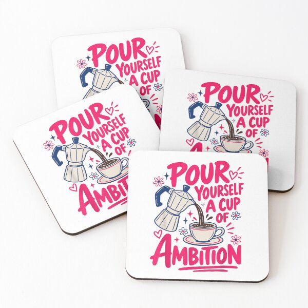 Item preview, Pour Yourself a Cup of Ambition Coffee Graphic designed and sold by OddPopARt.