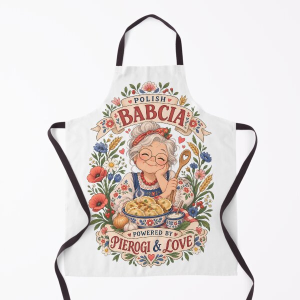 Item preview, Polish Babcia Powered By Pierogi And Love - Funny Babcia Pierogi Lover Gift designed and sold by Neurospicy Trolls.