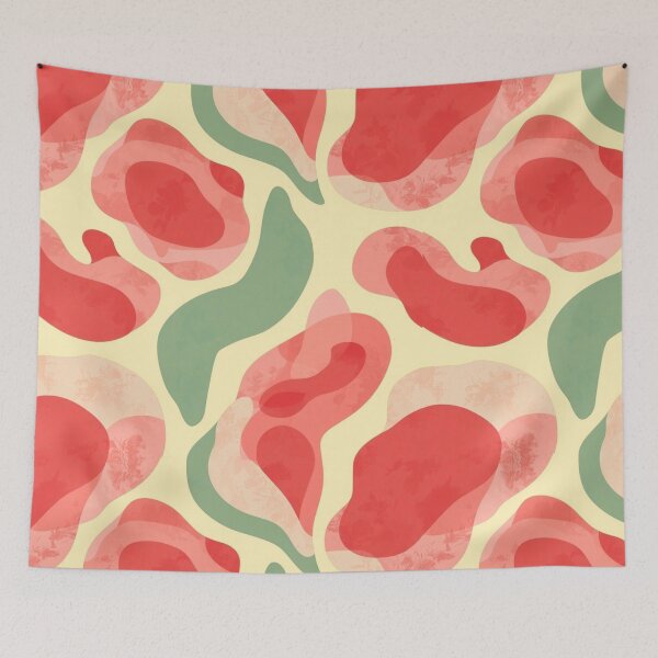Item preview, Organic Flow — Coral & Sage Abstract designed and sold by DuliDoodles.