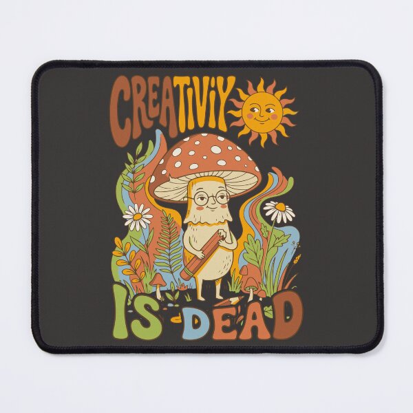 Item preview, Retro Mushroom with Sarcastic Phrase - Dark Color Edition designed and sold by Shyla Marsare.