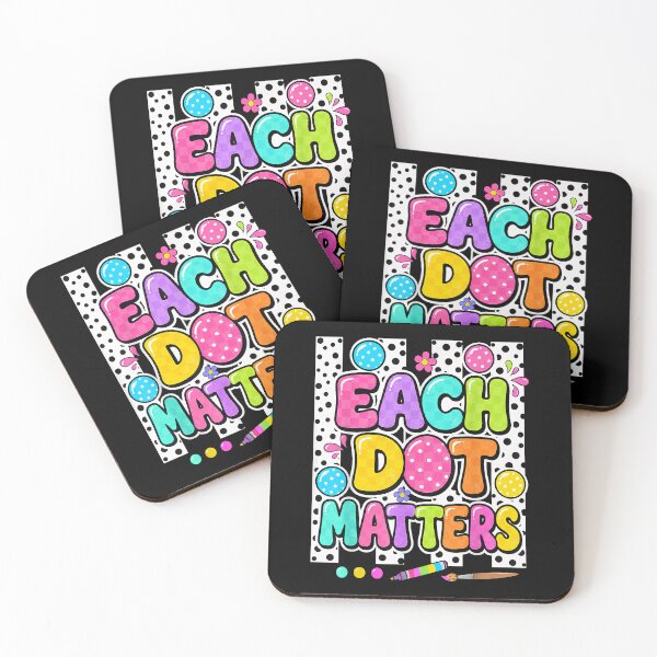 Item preview, Each Dot Matters Fun Colorful Design designed and sold by OddPopARt.