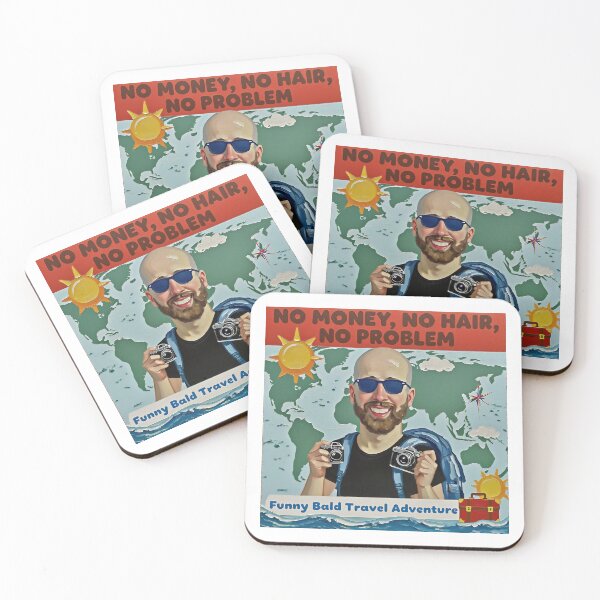 Item preview, Funny Vintage Travel Design – Bald Backpacker Adventure & Traveler Gift designed and sold by designer14years.