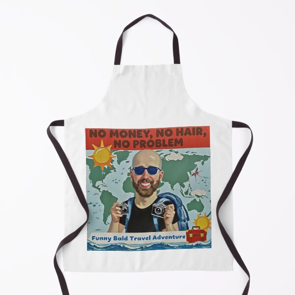 Item preview, Funny Vintage Travel Design – Bald Backpacker Adventure & Traveler Gift designed and sold by designer14years.