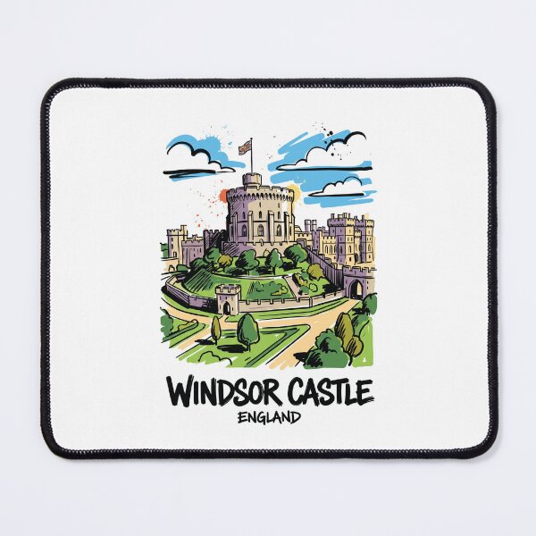 Item preview, Windsor Castle England Royal Art Print designed and sold by Merch by Das Design Studio.