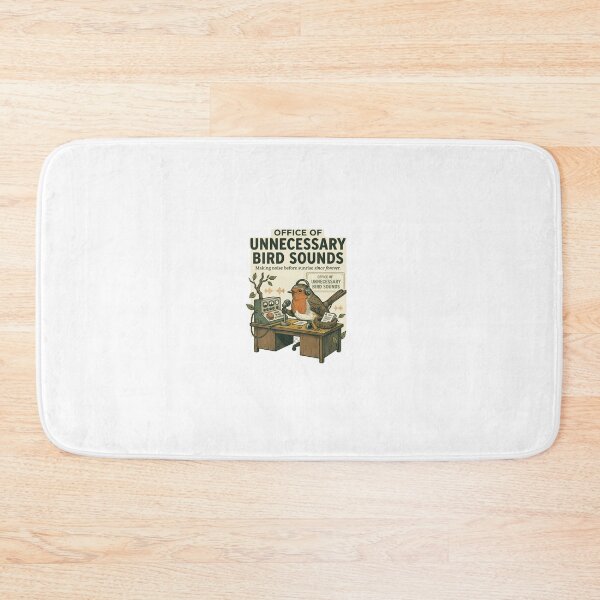Item preview, Office of Unnecessary Bird Sounds | Funny Bird Bureaucracy Design designed and sold by Print-Mingle01.