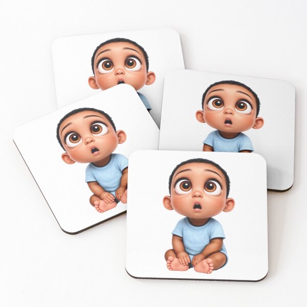 Item preview, Ebony Baby Boy Looking Up: Tender Eyes Collection  designed and sold by EscapeArtist13.