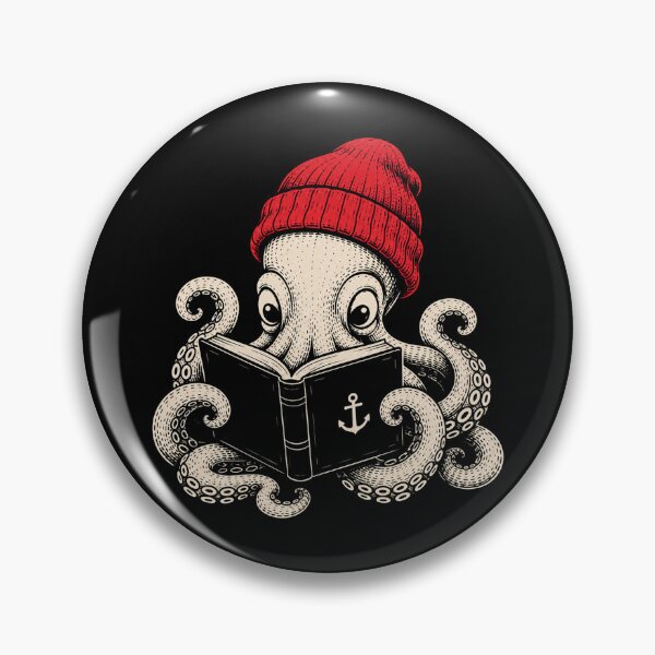 Item preview, Sir I Am Reading Shoosh Octopus Book Lover Reader designed and sold by Kladhadredo.