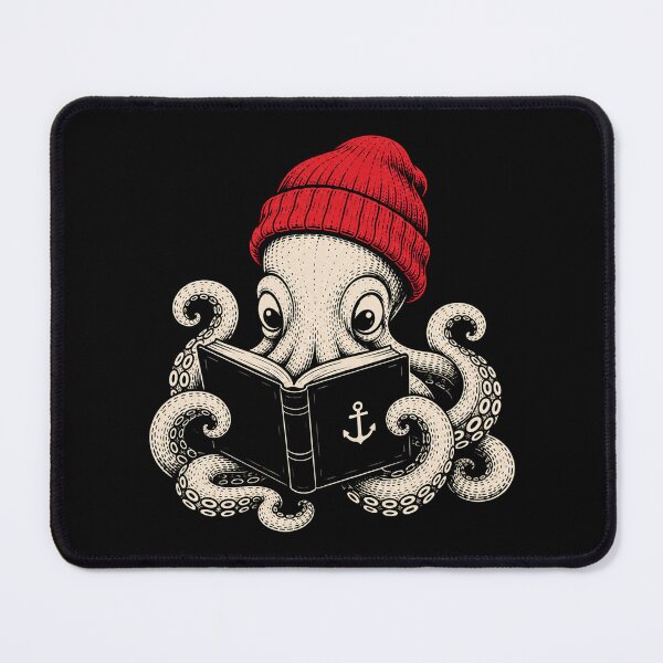 Item preview, Sir I Am Reading Shoosh Octopus Book Lover Reader designed and sold by Kladhadredo.