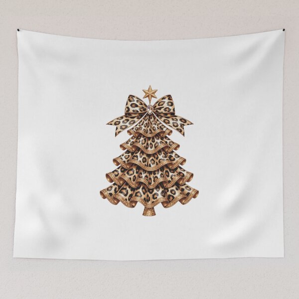 Item preview, Leopard Print Christmas Tree designed and sold by jkrphoto.