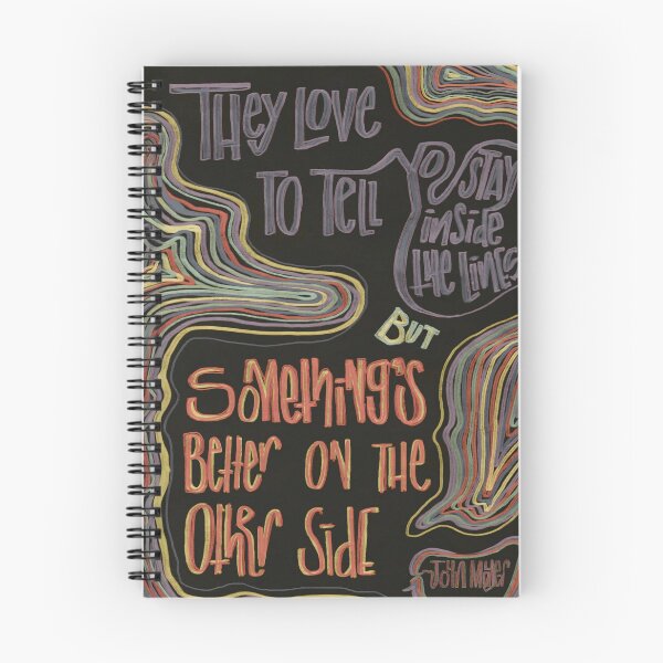 Item preview, John Mayer Inspired Lyric Hand-drawn Typography Art designed and sold by Metamorphedmb.
