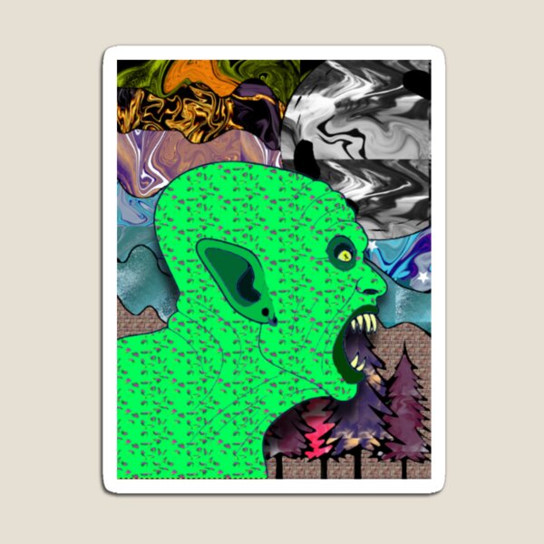 Item preview, Neon Goblin Fever Dream designed and sold by darametzgerart.