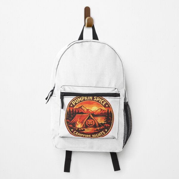 Item preview, Pumpkin Spice Campfire Nights – Fall Camping Design designed and sold by GabeMountainArt.
