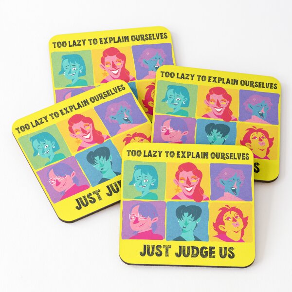 Item preview, Too Lazy To Explain Ourselves Just Judge  designed and sold by InkyGenies.