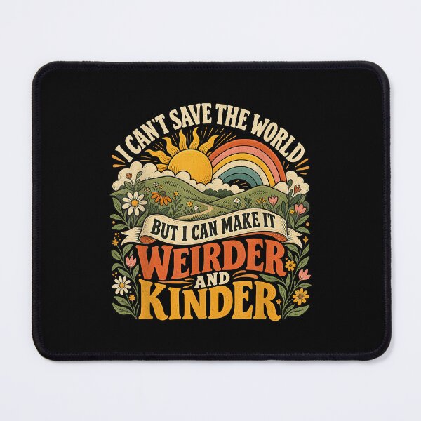 Item preview, Make the World Weirder and Kinder Quote designed and sold by OddPopARt.