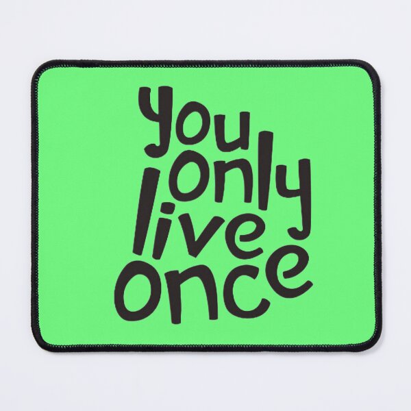 Item preview, You Only Live Once YOLO Minimalist Dark Typography Sticker designed and sold by Scro-Ciob-Shop.