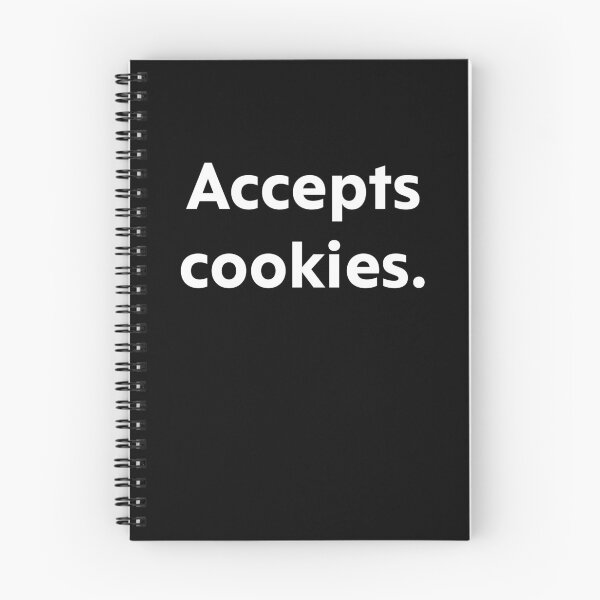 Item preview, Accepts cookies. designed and sold by upliv.