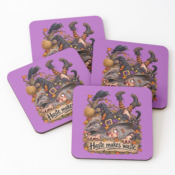Item preview, Haste Makes Waste – Witch Landing Gone Wrong designed and sold by Alpine-Ink.