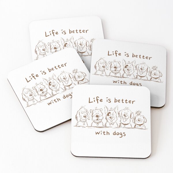 Item preview, Life is Better with Dogs Dog Team designed and sold by modartis.