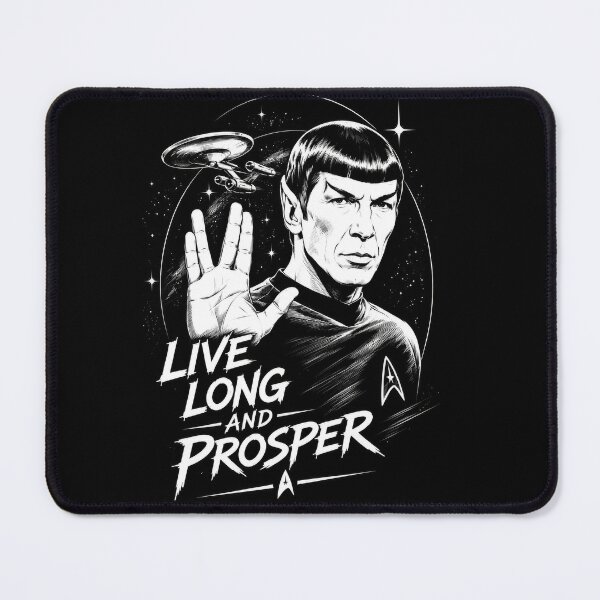 Item preview, Copy of Live Long and Prosper – Spock Vulcan Salute Retro Comic Art 2 designed and sold by Kate1art.