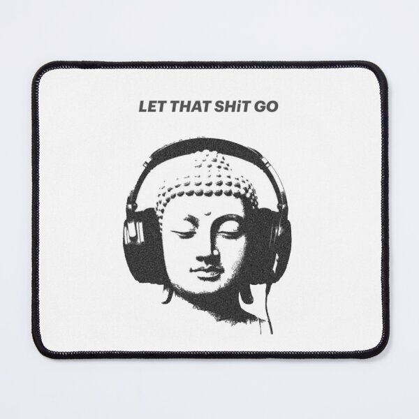Item preview, Zen Buddha Headphones Meditation Vibes designed and sold by LineArtForYou.