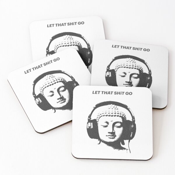 Item preview, Zen Buddha Headphones Meditation Vibes designed and sold by LineArtForYou.