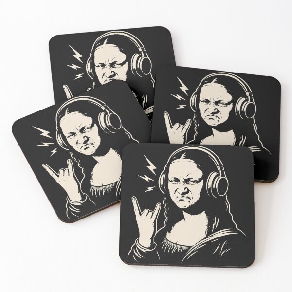Item preview, Mona Lisa Bass Face Funny Music Lovers DJs Producers designed and sold by Kladhadredo.
