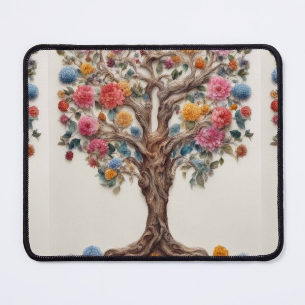 Item preview, Flower Tree of Life Botanical Fantasy Art designed and sold by pinkal.